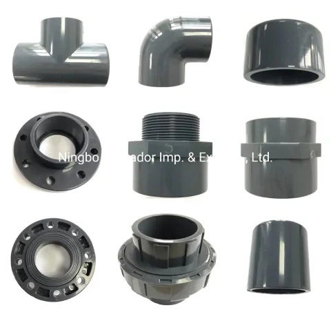 PVC Industrial Tee Pn16 JIS Pipe Fitting China Factory Wholesale