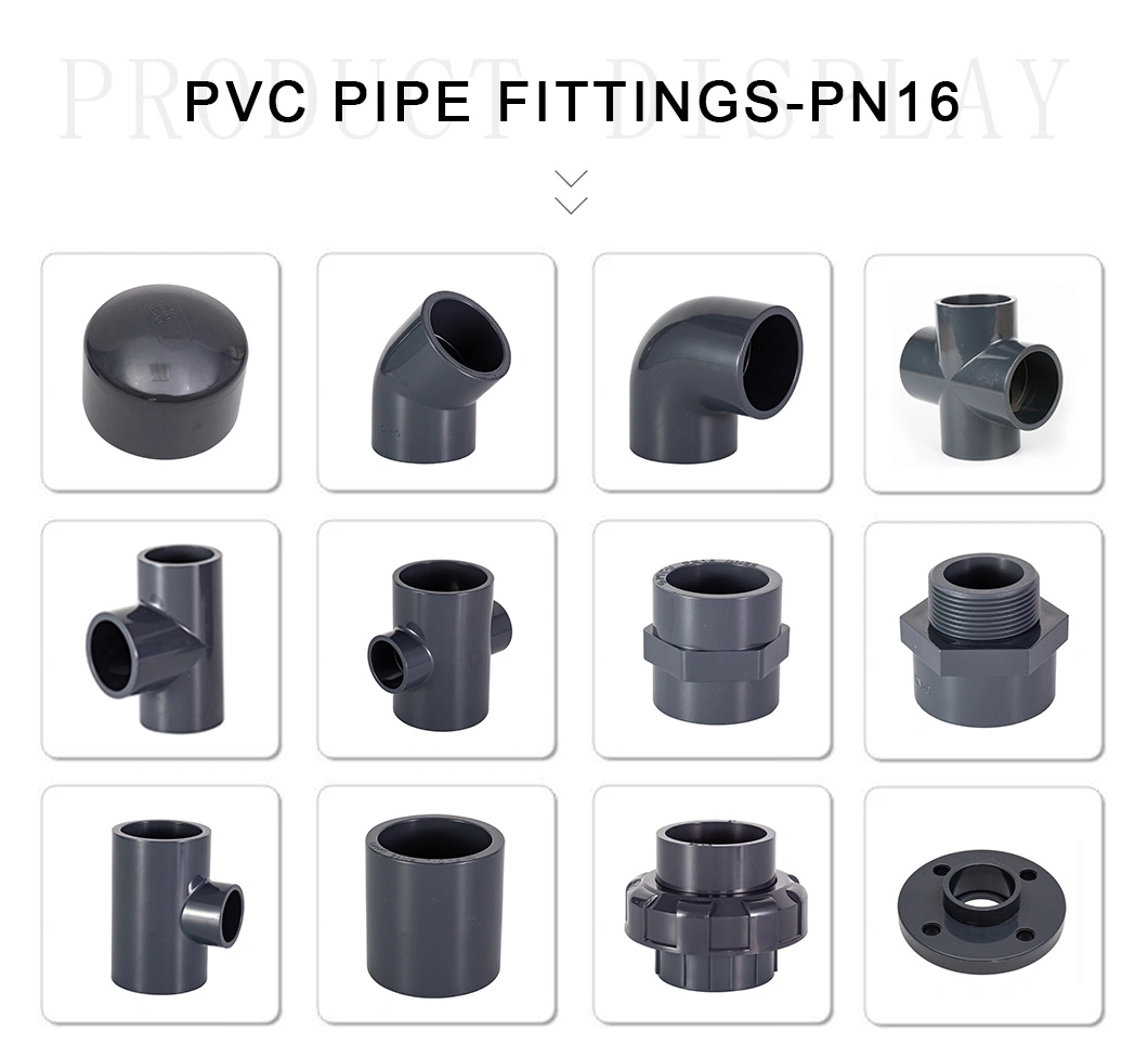 PVC Pn16 DIN Standard Van Stone Flange Coper Threaded Y Type Pipe Fitting with Rubber Ring