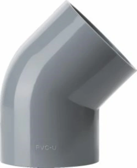 고무링 연결부가 있는 플라스틱 파이프 피팅, UPVC 압력 파이프 피팅 및 PVC 파이프 피팅, 1.0MPa, 급수용 DIN 표준