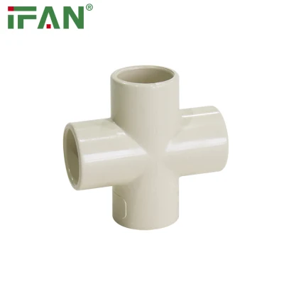 물 공급을 위한 Ifan PVC/UPVC/CPVC 관 이음쇠 공장 가격 Sch40 Sch80 ASTM2846 Fourway