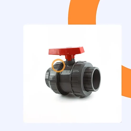 물 공급용 맞춤형 밸브 위생 제품 CPVC/PVC/PP 볼 밸브